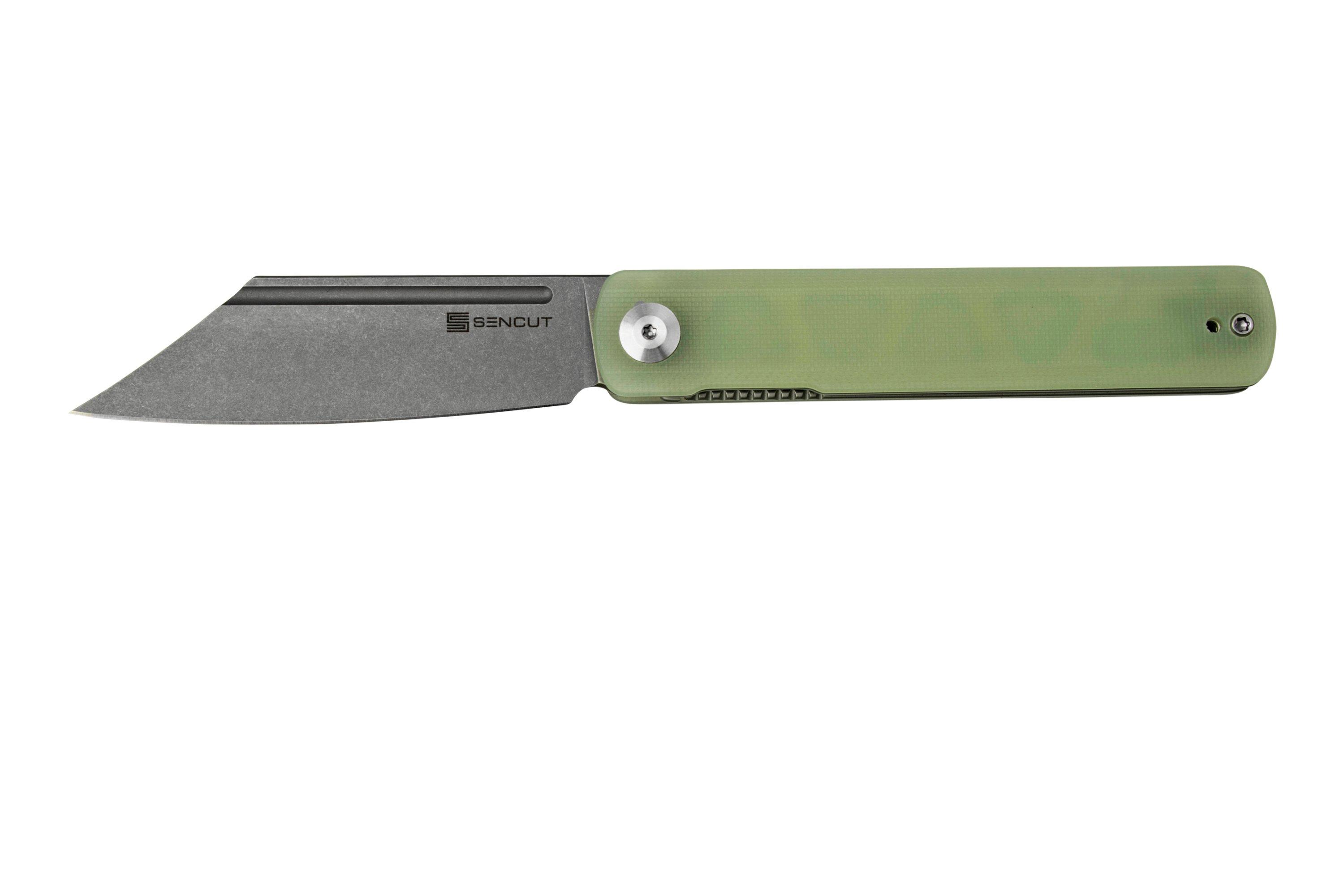 SENCUT Bronte SA08C Stonewashed, Natural G10, pocket knife ...