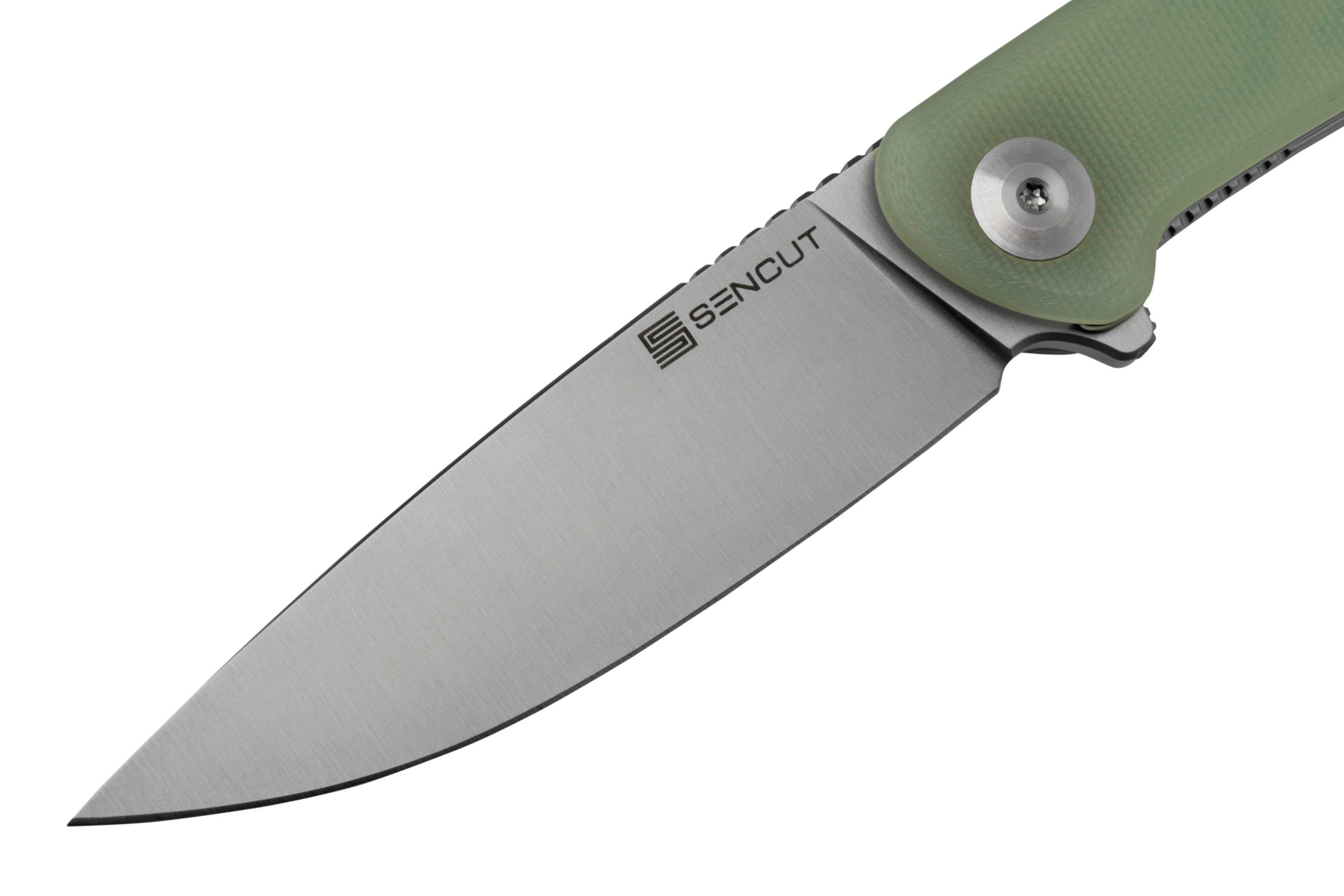 SENCUT Neches, Natural G10, SA09B pocket knife | Advantageously ...