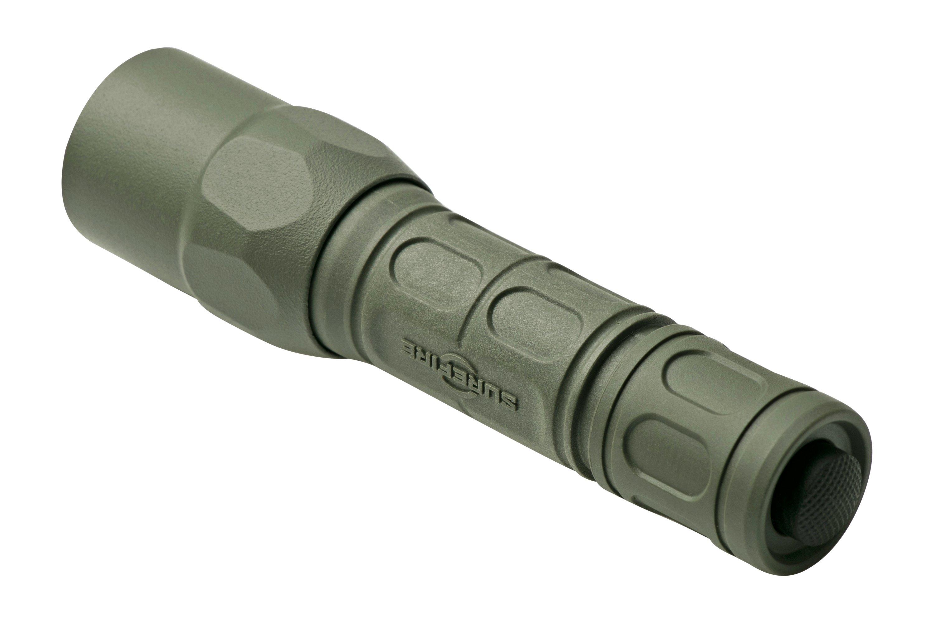 SureFire G2X Pro, dark green, 600 lumen, tactical flashlight