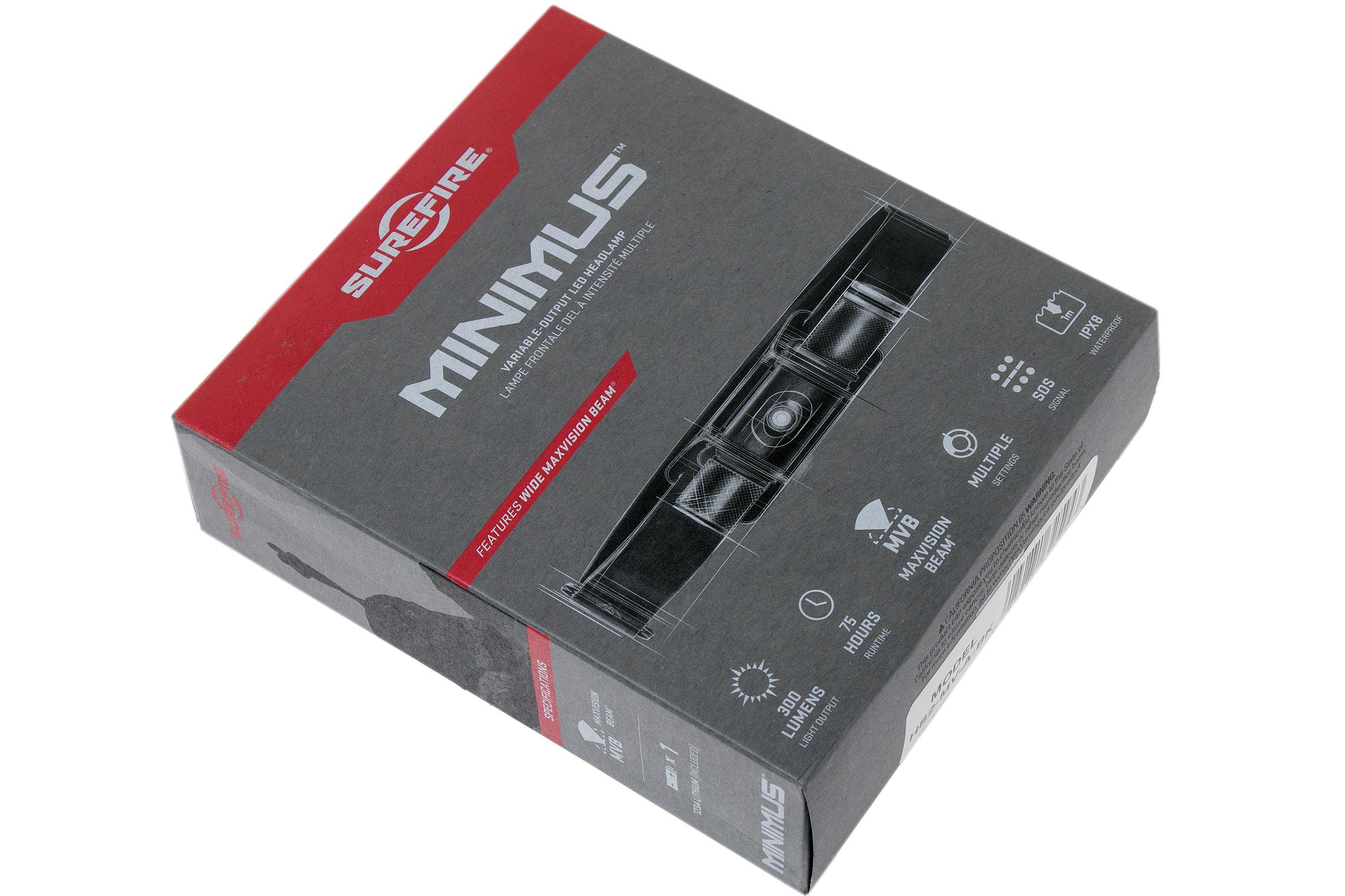 SureFire HS2-MV Minimus head torch, 300 lumens | Advantageously