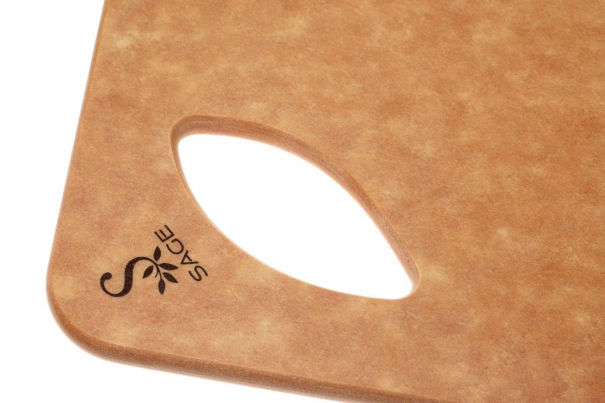 Sage cutting board H4048, 48x40 cm, natural Advantageously shopping