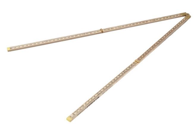 Afbeelding voor Schuil 1514, houten duimstok, 1 m  