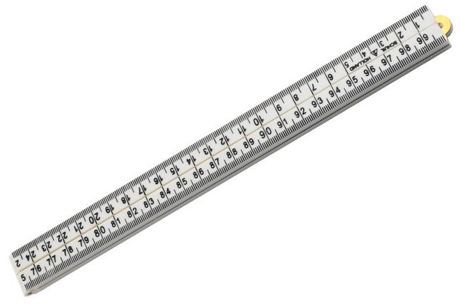 Afbeelding voor Schuil 8624, kunststof duimstok wit, 1 m  