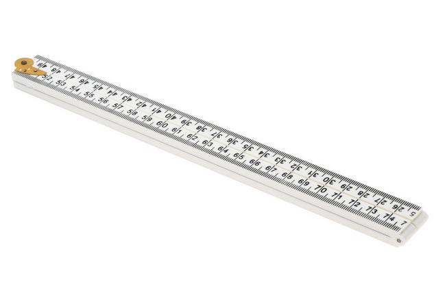 Afbeelding voor Schuil 8624, kunststof duimstok wit, 1 m  