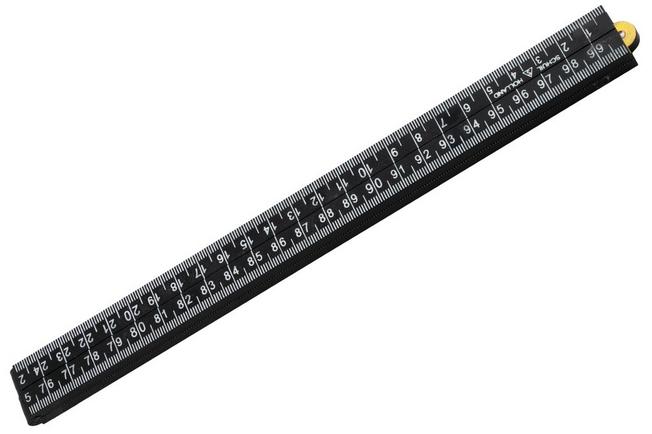 Afbeelding voor Schuil 8625, kunststof duimstok zwart, 1 m  