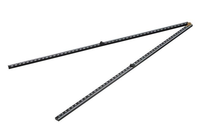 Afbeelding voor Schuil 8625, kunststof duimstok zwart, 1 m  