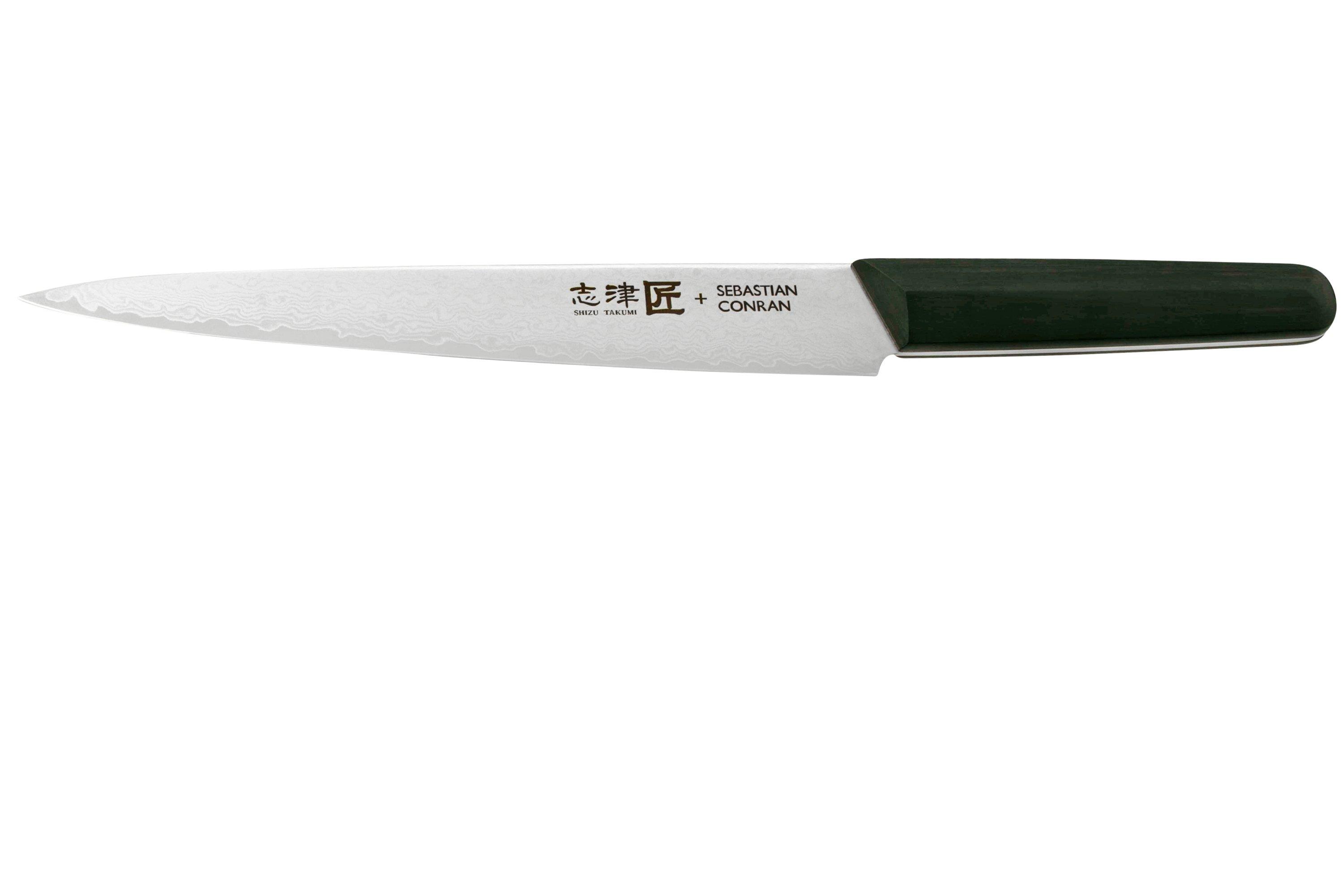 Coltello Per Carne In Ceramica Kl.15cm - Lama 15 Cm In Ceramica Bianca, Manico Nero In Plastica - Lavabile In Lavastoviglie - 2