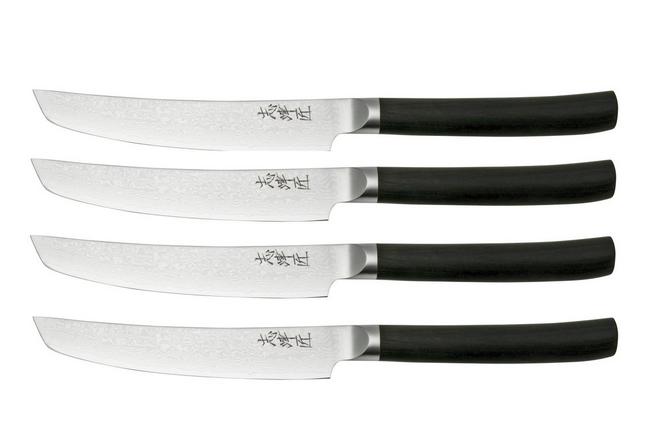 4 Piece Japanese Damascus Knife Set