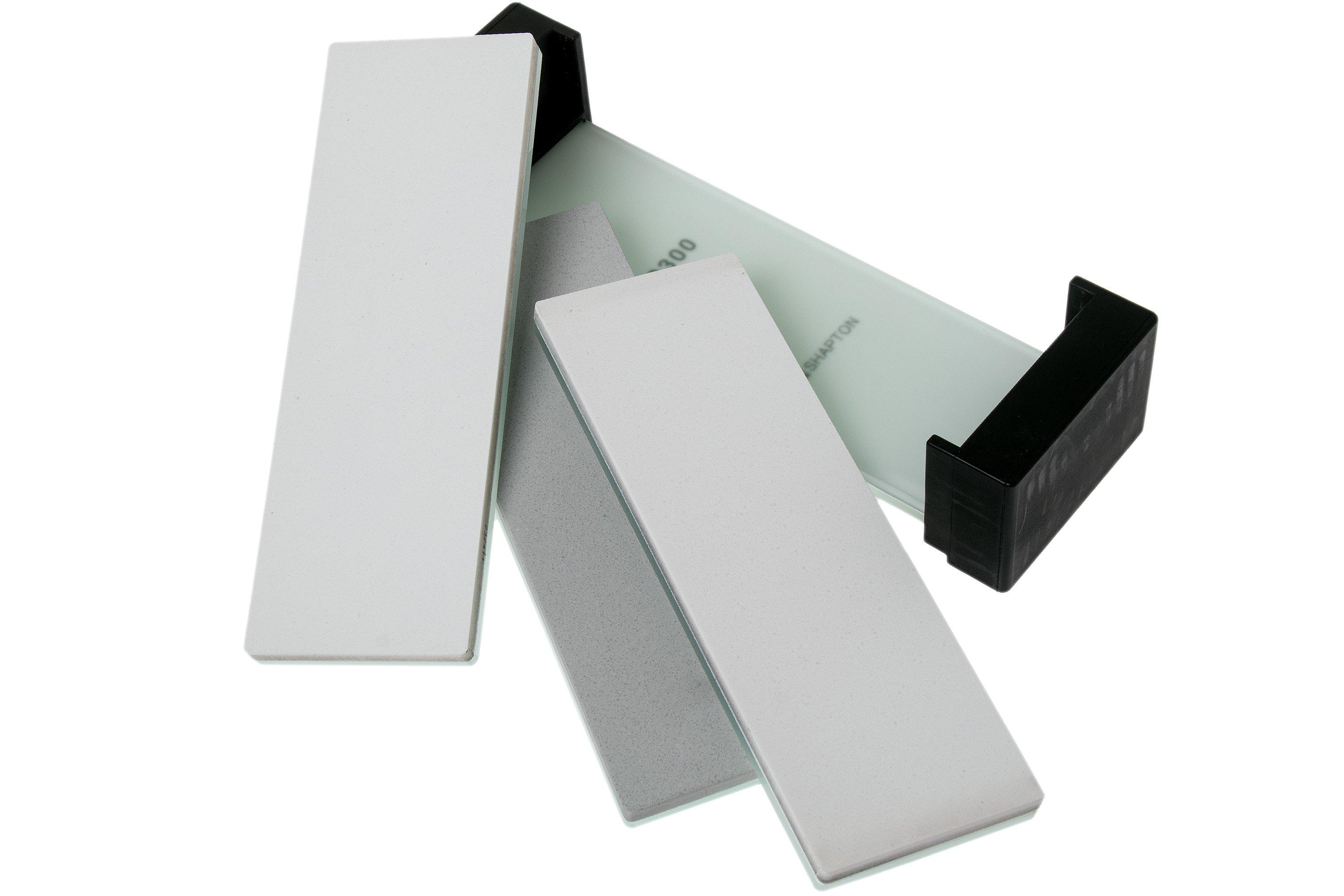 Shapton Glass Stone sharpening set grit 500, 2000 and 8000, 50308 Advantageously shopping at