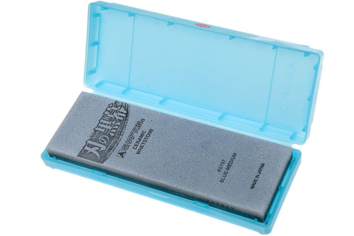 Shapton Pro Stone grain 1500 medium sharpening stone, blue, K0707 ...