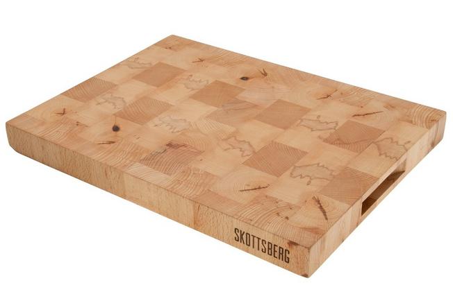 Bild für Skottsberg Wood Works 535618 Buchenholz, Schneidebrett mit Saftrille 40 x 30 cm