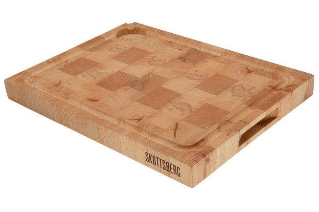 Bild für Skottsberg Wood Works 535618 Buchenholz, Schneidebrett mit Saftrille 40 x 30 cm
