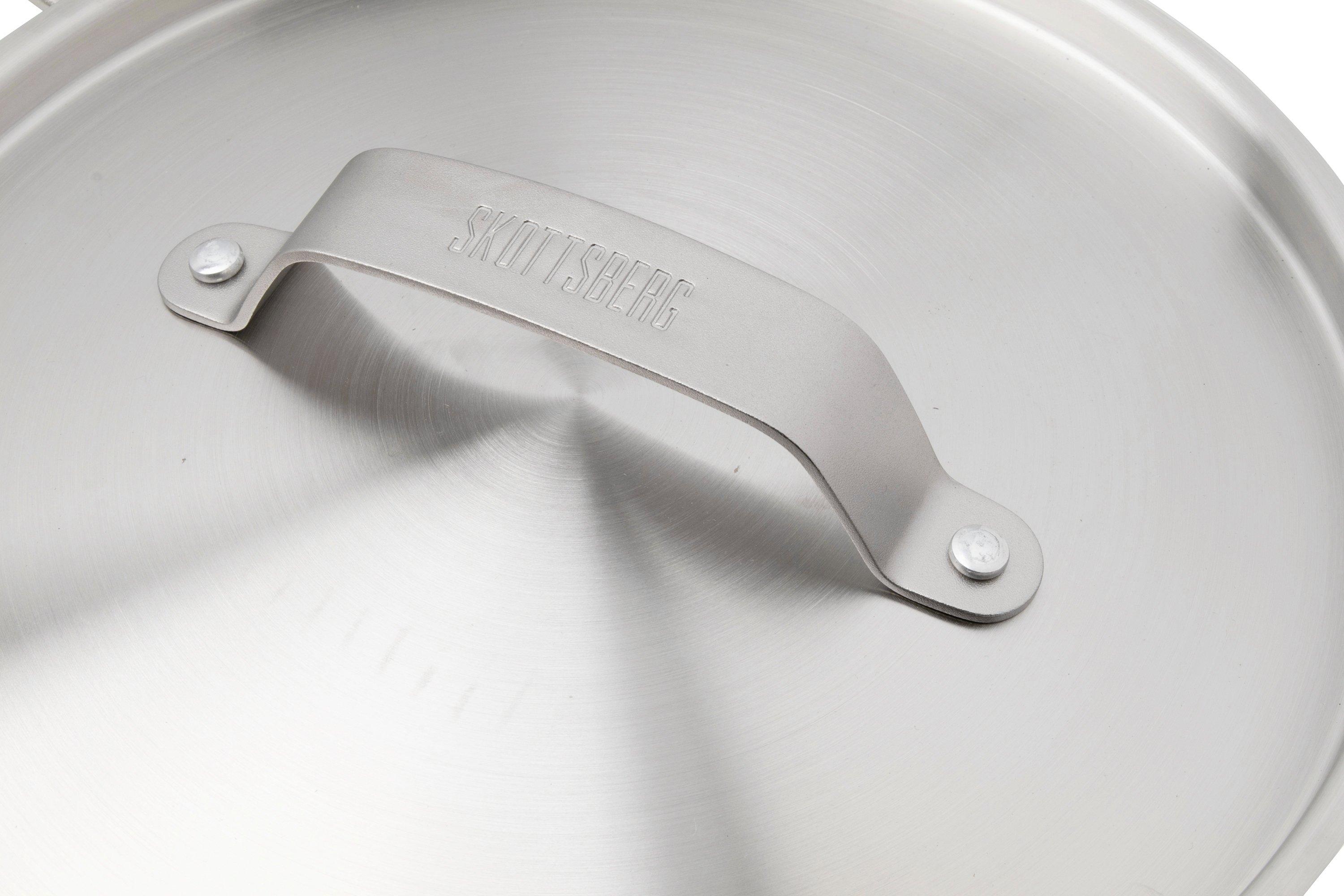 Skottsberg Stainless Steel 535704 pot with lid, 24 cm | Advantageously ...