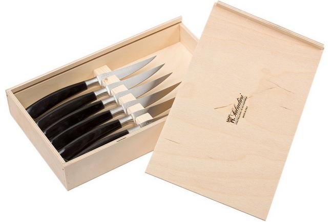 Coltelleria Saladini - Cube Block w/ 6 Steak Knives - Saladini