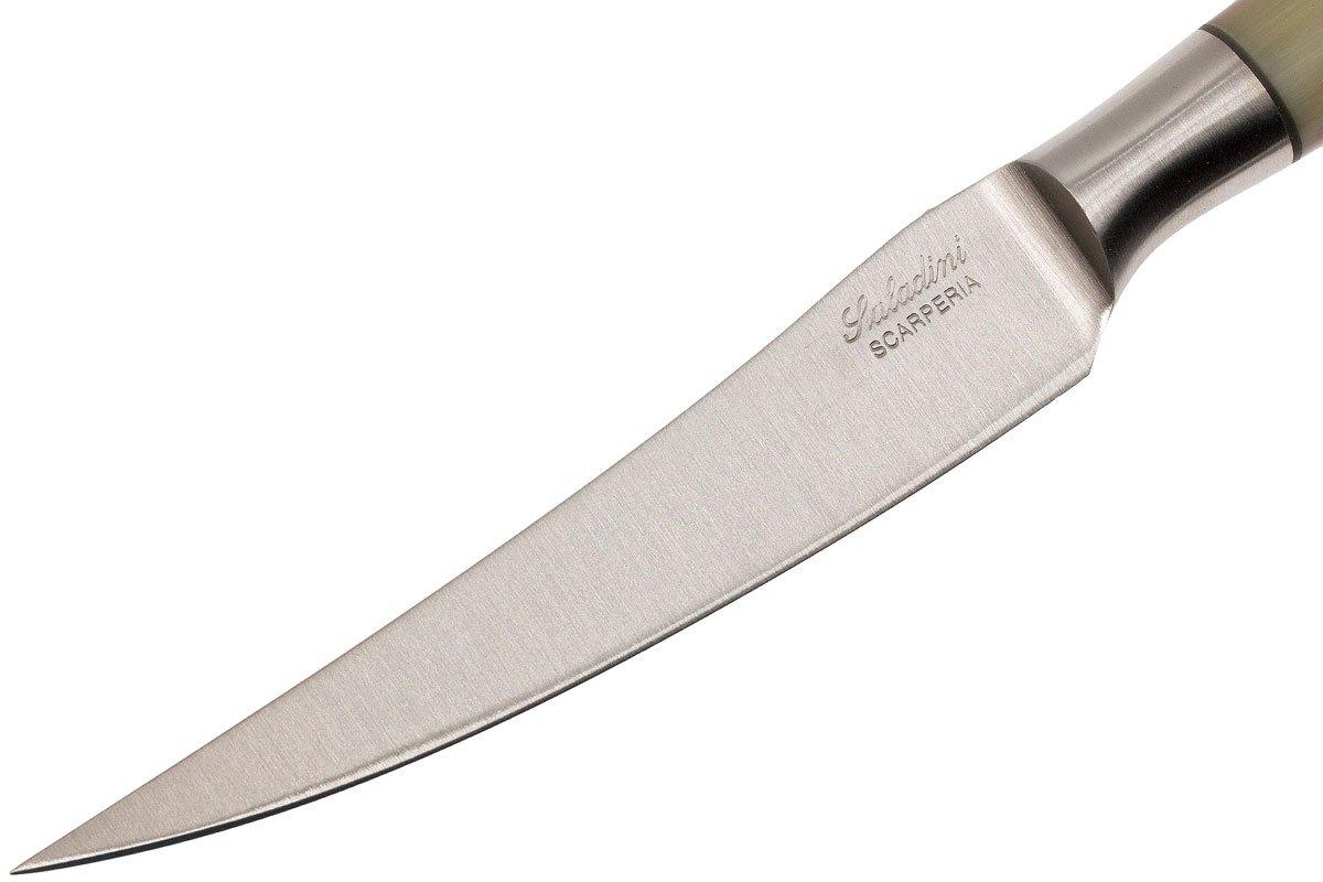 Saladini 6pc steak knife set 23 cm, ox horn Advantageously shopping