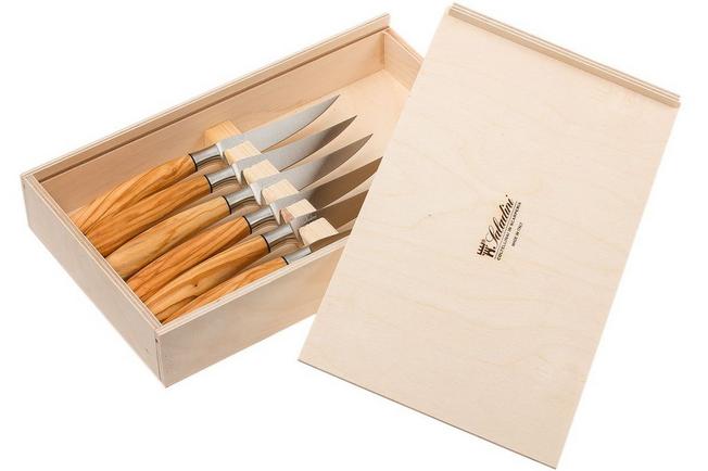 Sabre Lavandou Olive Wood Steak Knife Set / 4pc + sett – One Mercantile /  Sett