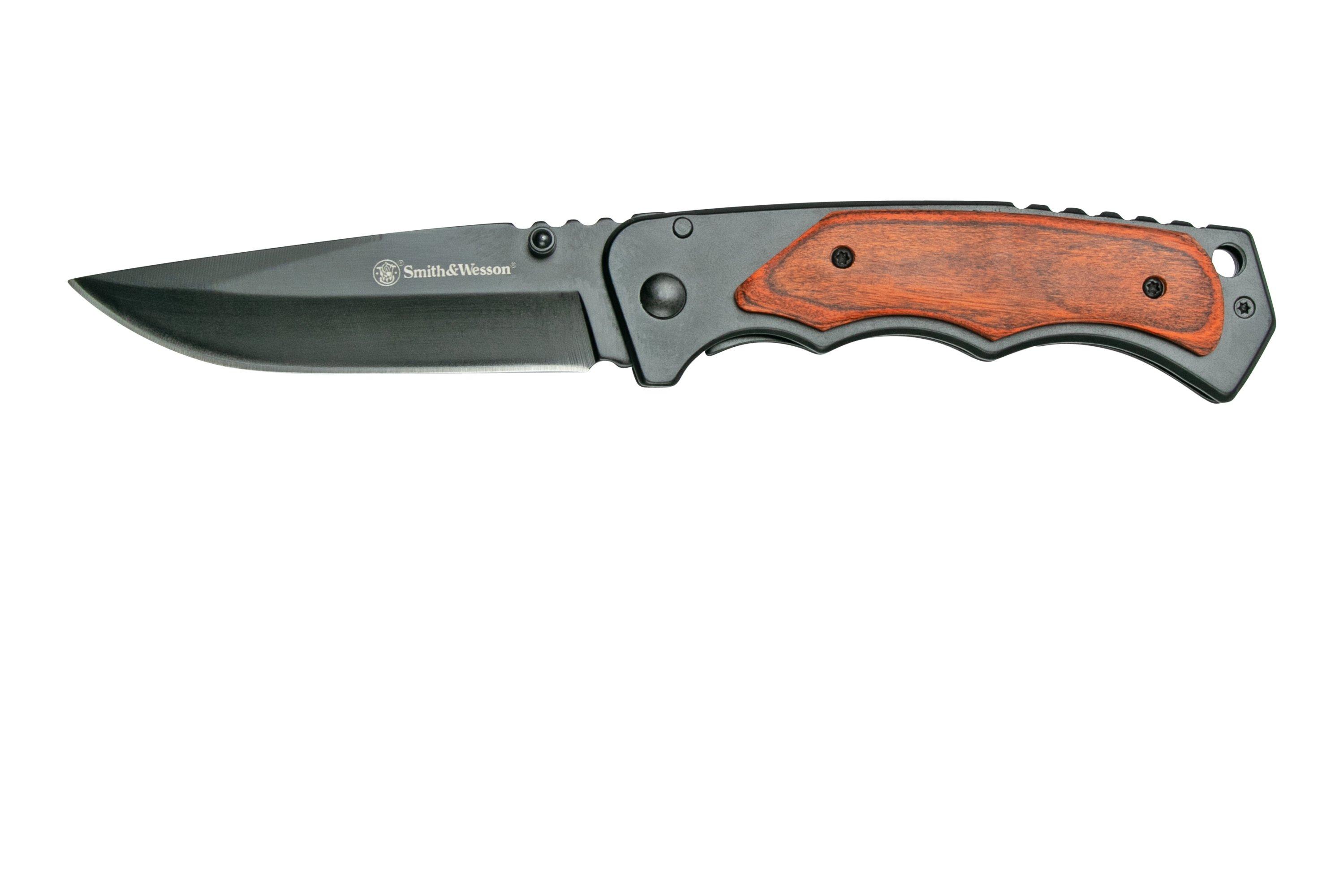 Smith Wesson Handle Folder pocket knife | shopping at Knivesandtools.com