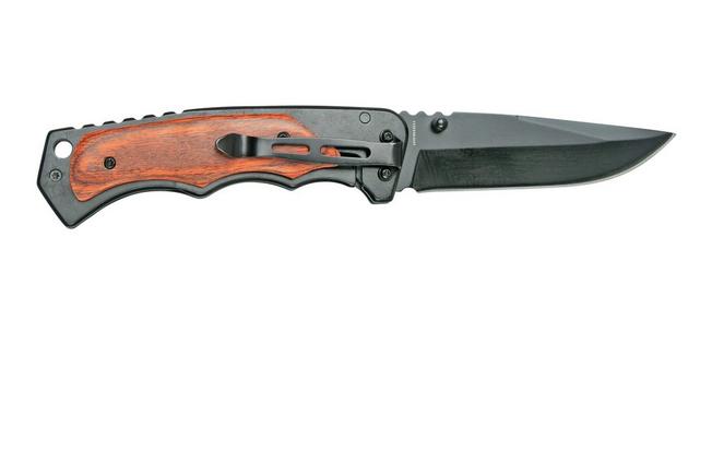 Coltello tascabile Dave in legno con clip per cintura