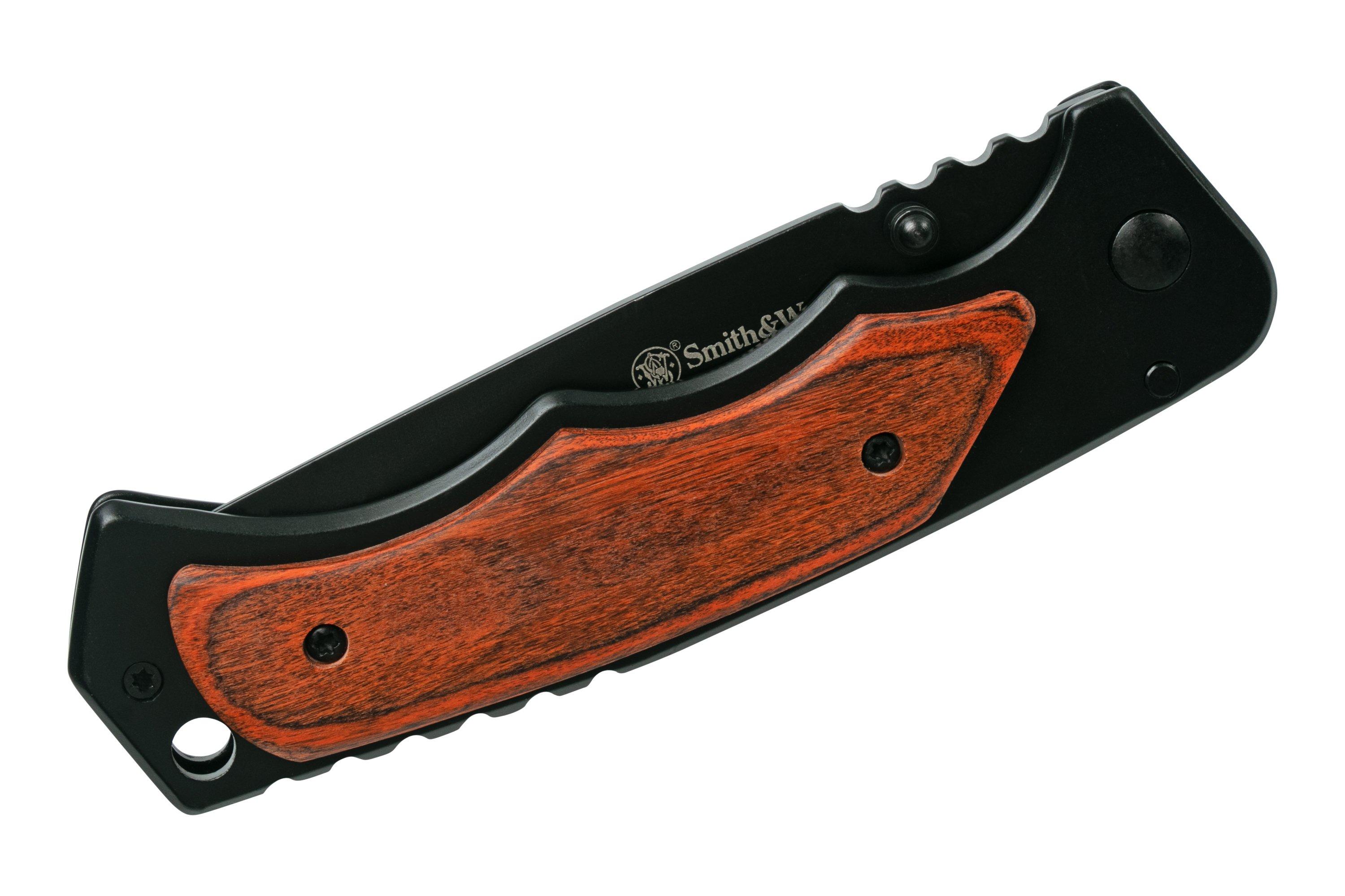 Smith & Wesson Wood Handle Folder 1147091 Taschenmesser  