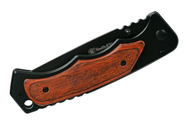 Smith & Wesson® 1136969 Wood Handle Folder