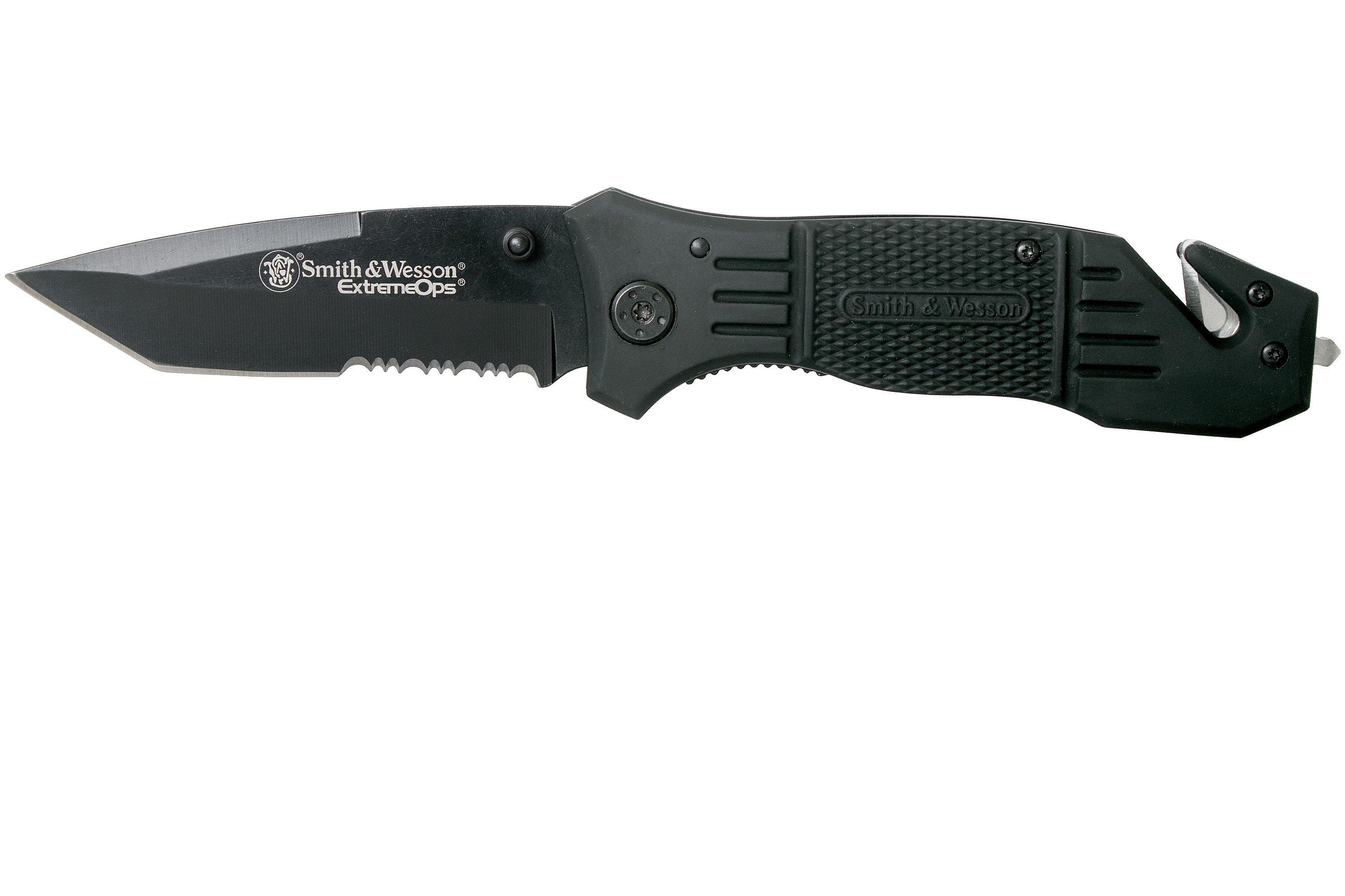 Smith & Wesson Extreme Ops SWFR2S black, rescue knife