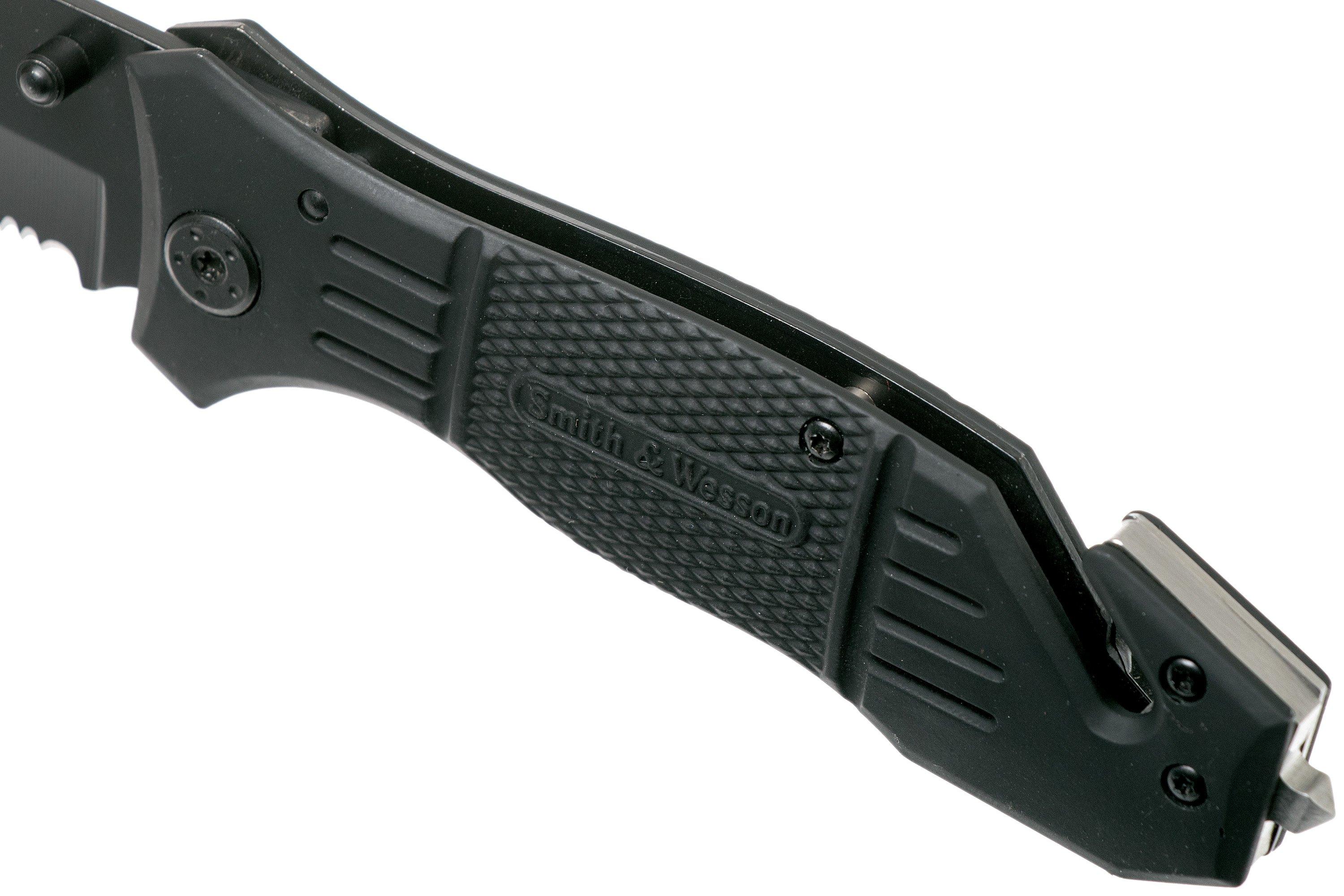 dinosaurus ego skyde Smith & Wesson Extreme Ops SWFR2S black, rescue knife | Advantageously  shopping at Knivesandtools.com