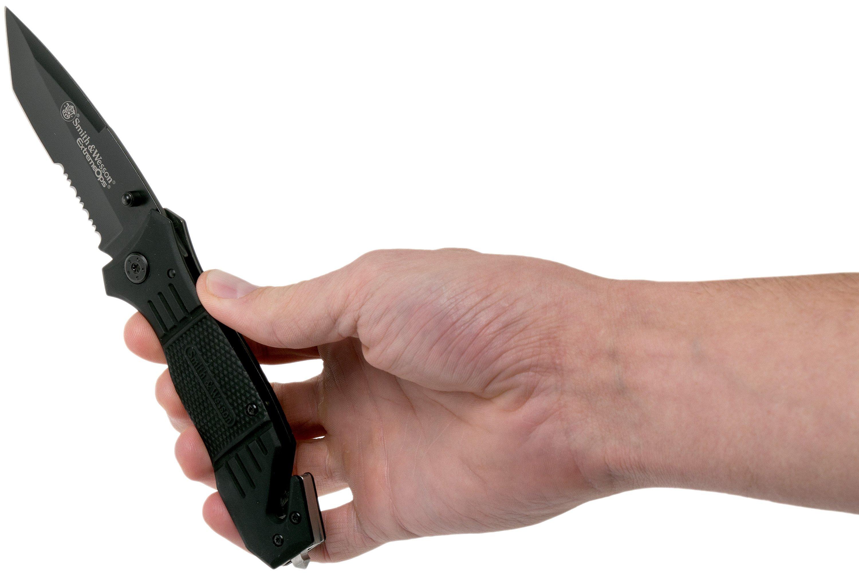 Smith & Wesson Extreme Ops SWFR2S black, rescue knife