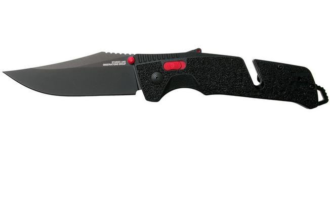 Image for SOG Trident AT Black Red 11-12-01-57 pocket knife