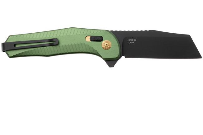 Afbeelding voor SOG Diverge XR 12-02-03-43, Black PVD D2, Forest Green Aluminum zakmes