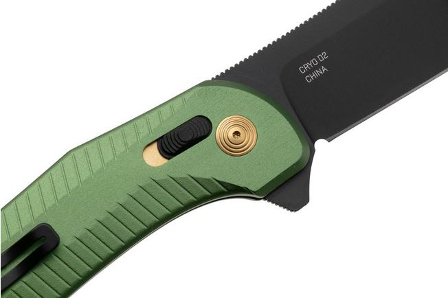 Afbeelding voor SOG Diverge XR 12-02-03-43, Black PVD D2, Forest Green Aluminum zakmes
