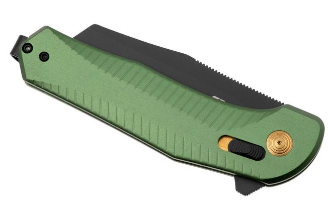Afbeelding voor SOG Diverge XR 12-02-03-43, Black PVD D2, Forest Green Aluminum zakmes