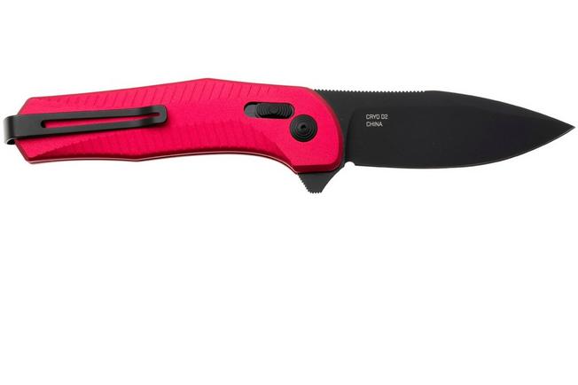Afbeelding voor SOG Diverge XR 12-02-06-43 Drop Point, Dark Red + Black, zakmes
