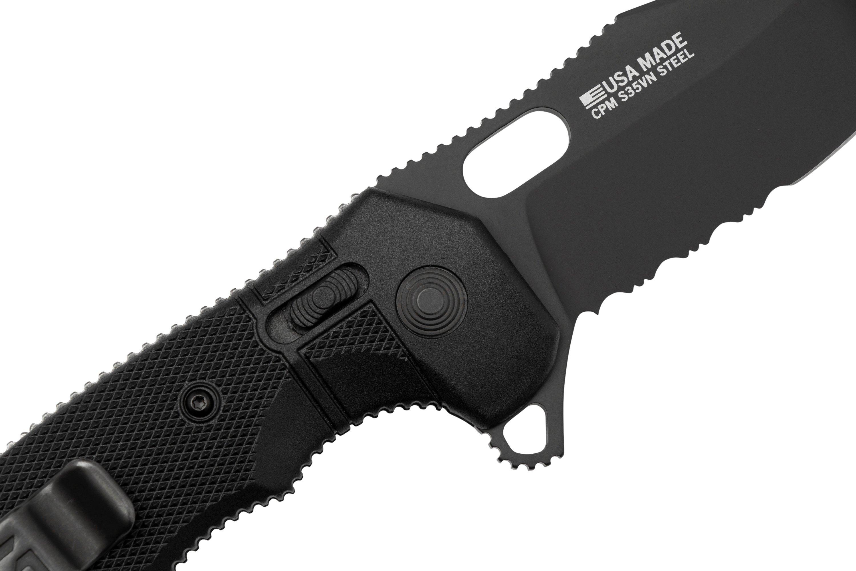 SOG SEAL XR Partially Serrated 12-21-05-57 pocket knife ...