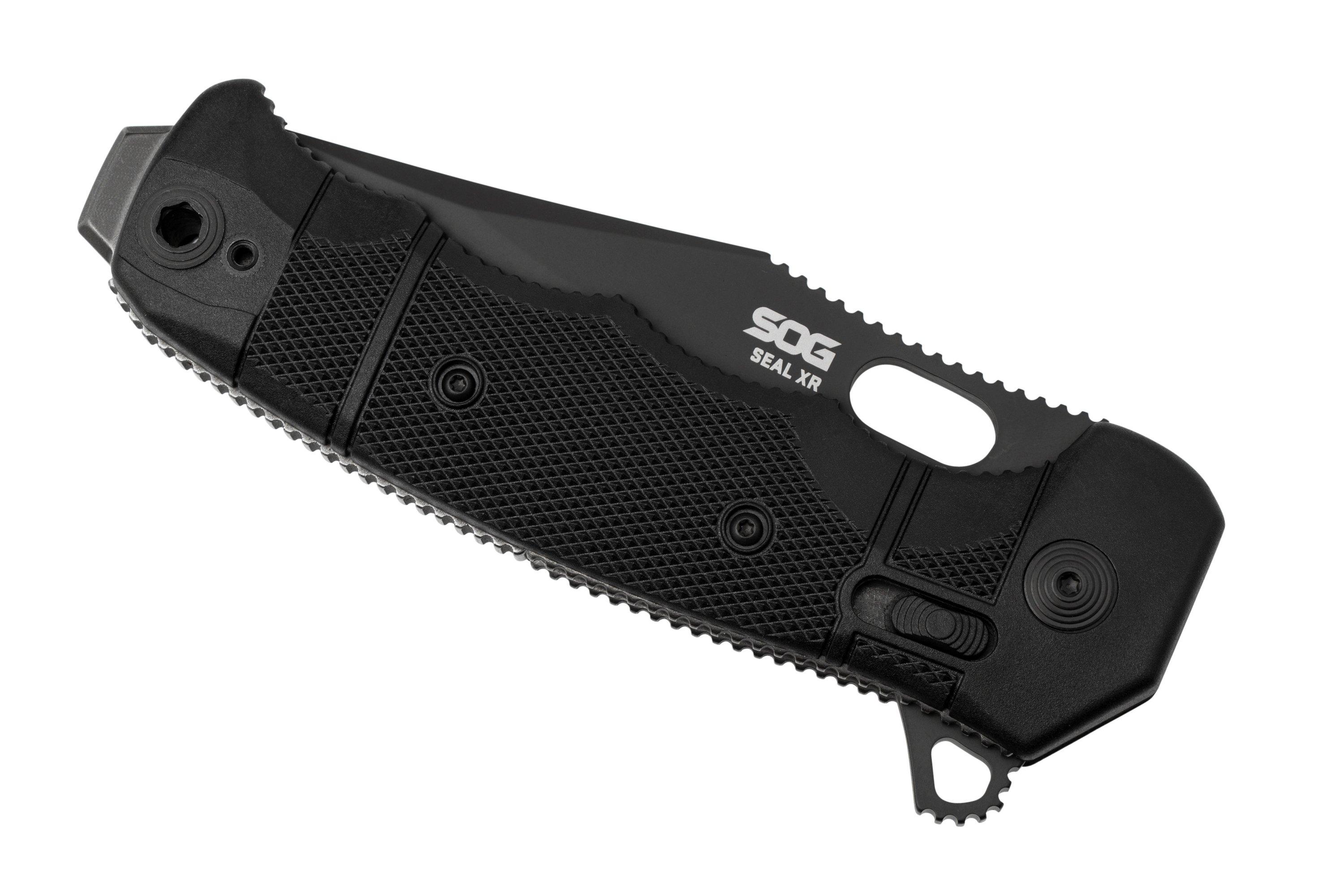 SOG SEAL XR Partially Serrated 12-21-05-57 pocket knife ...