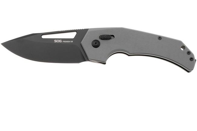 Afbeelding voor SOG Prohen XR 12-25-03-57, Titanium Nitride D2, Grey G10 zakmes, Mikkel Willumsen design