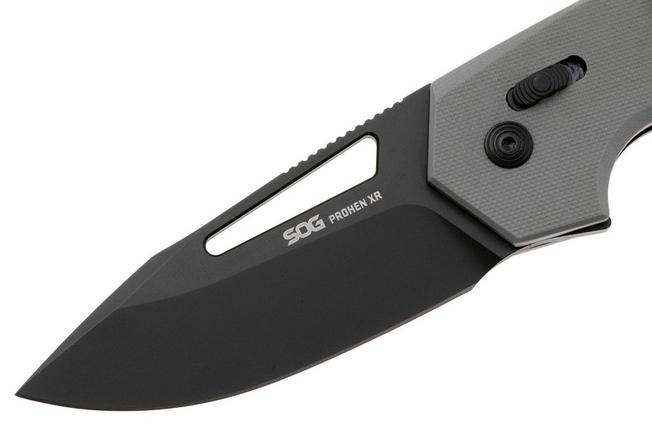 Afbeelding voor SOG Prohen XR 12-25-03-57, Titanium Nitride D2, Grey G10 zakmes, Mikkel Willumsen design