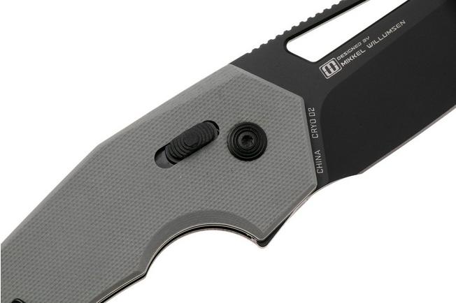 Afbeelding voor SOG Prohen XR 12-25-03-57, Titanium Nitride D2, Grey G10 zakmes, Mikkel Willumsen design