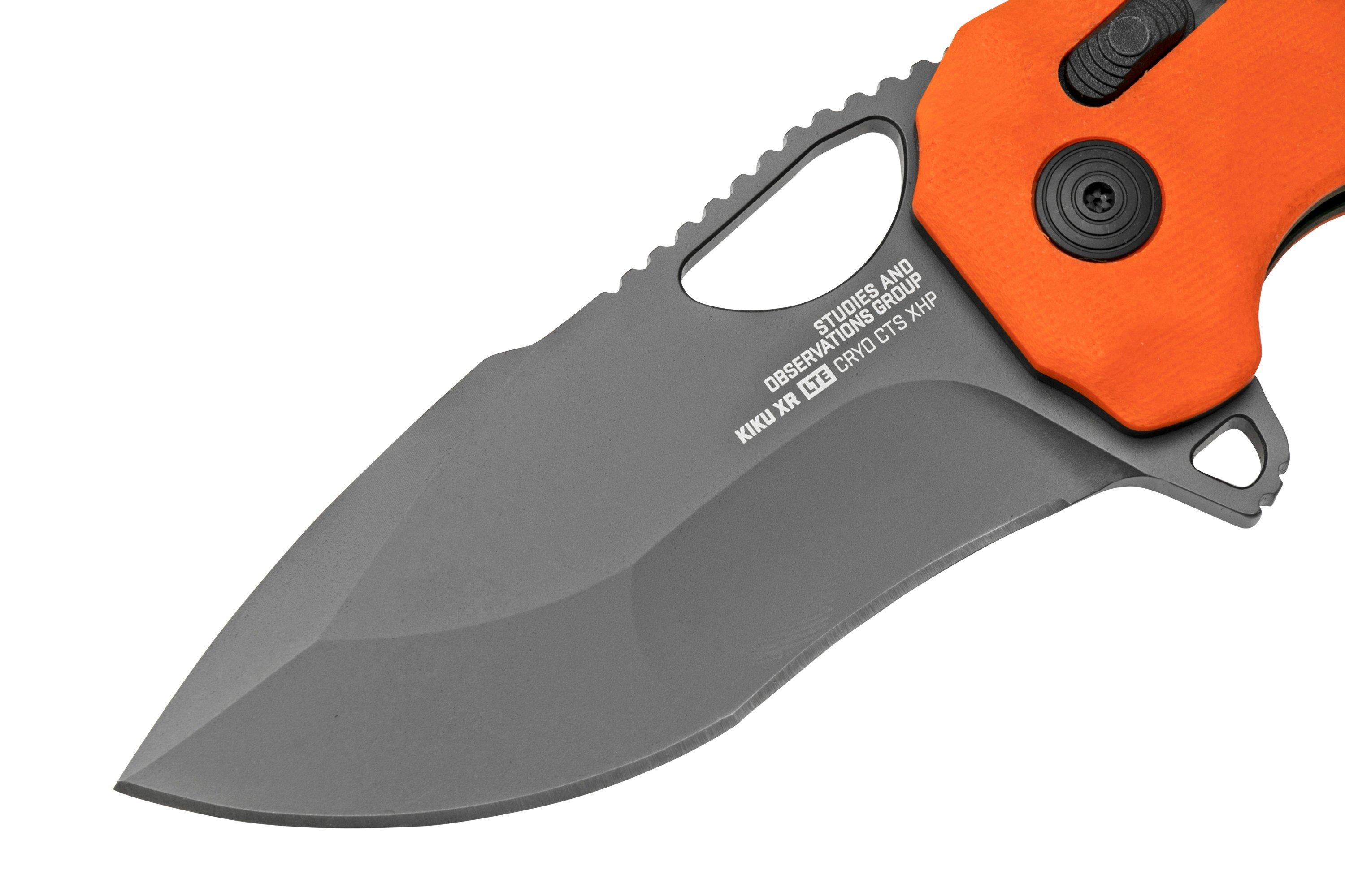 SOG Kiku XR LTE Orange G10 12-27-03-57 pocket knife, Kiku