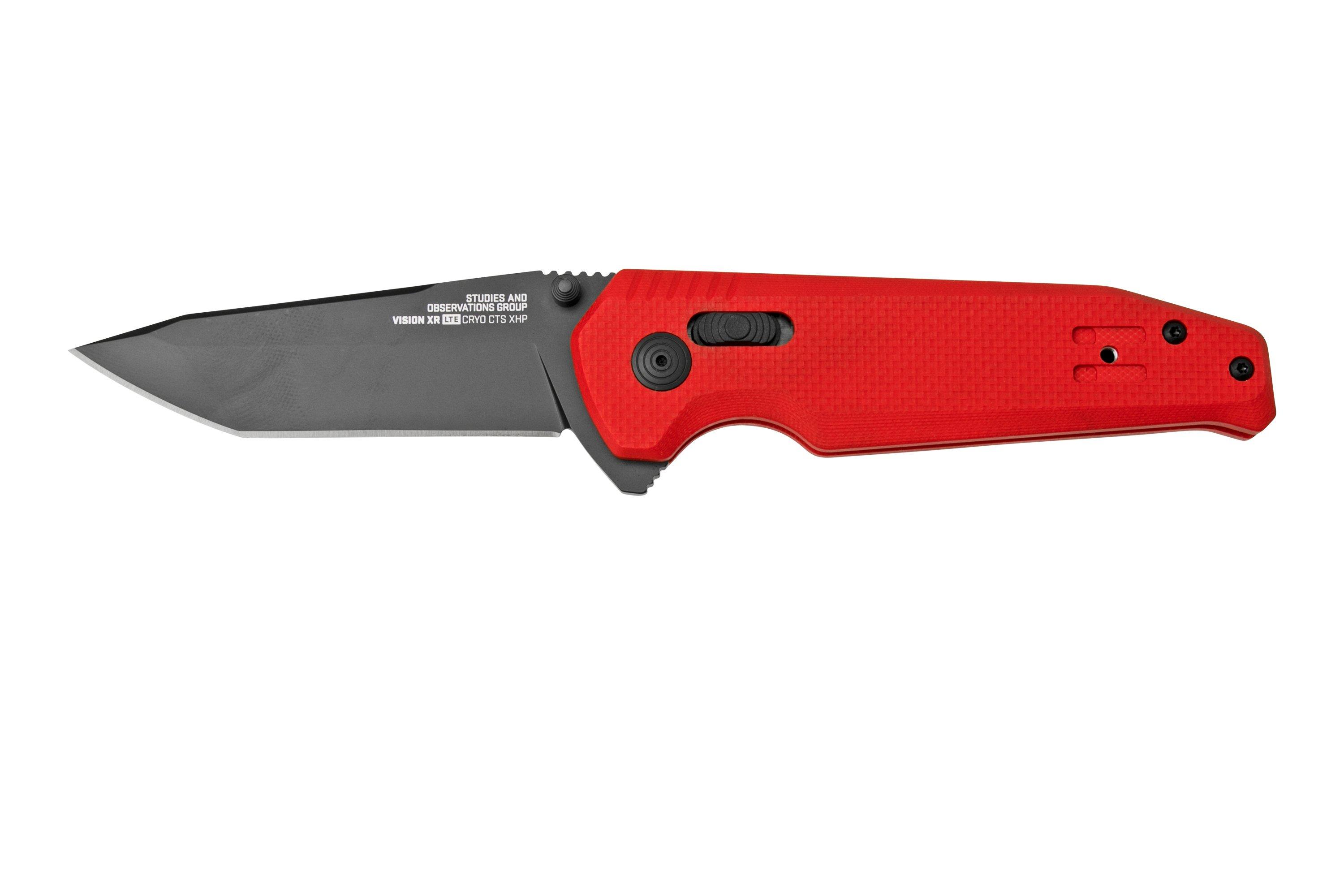 SOG Vision XR LTE Red 12-57-08-57 pocket knife | Advantageously 