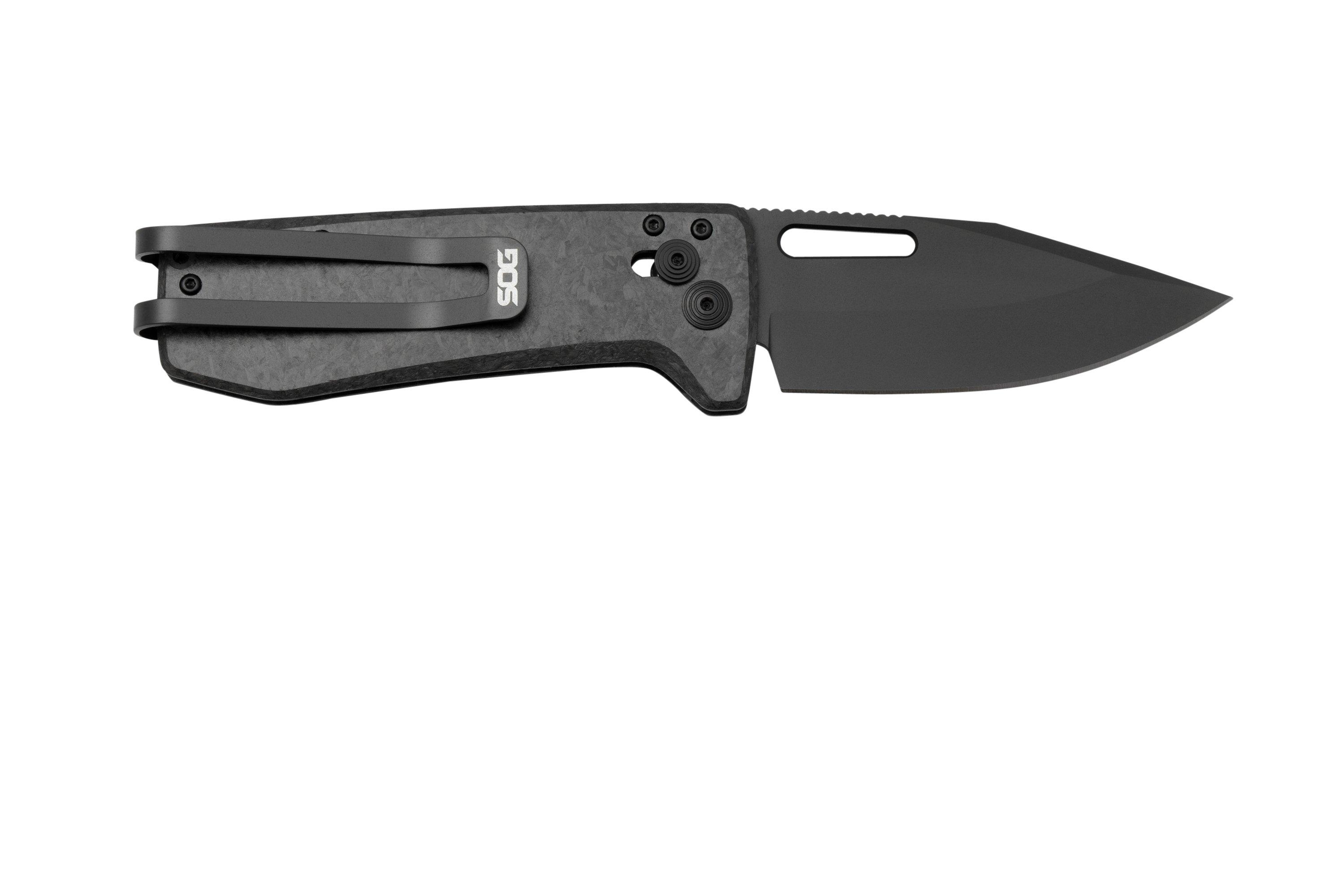 SOG Knives ULTRA XR CARBON & GRAPHITE Pocket Knife 12-63-01-57