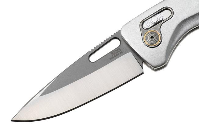 Afbeelding voor SOG One-Zero XR 12-73-06-57, Satin/Gray Stonewashed CRYO CPM S35VN, Silver Aluminum zakmes