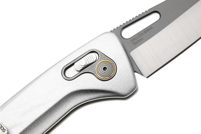 Afbeelding voor SOG One-Zero XR 12-73-06-57, Satin/Gray Stonewashed CRYO CPM S35VN, Silver Aluminum zakmes