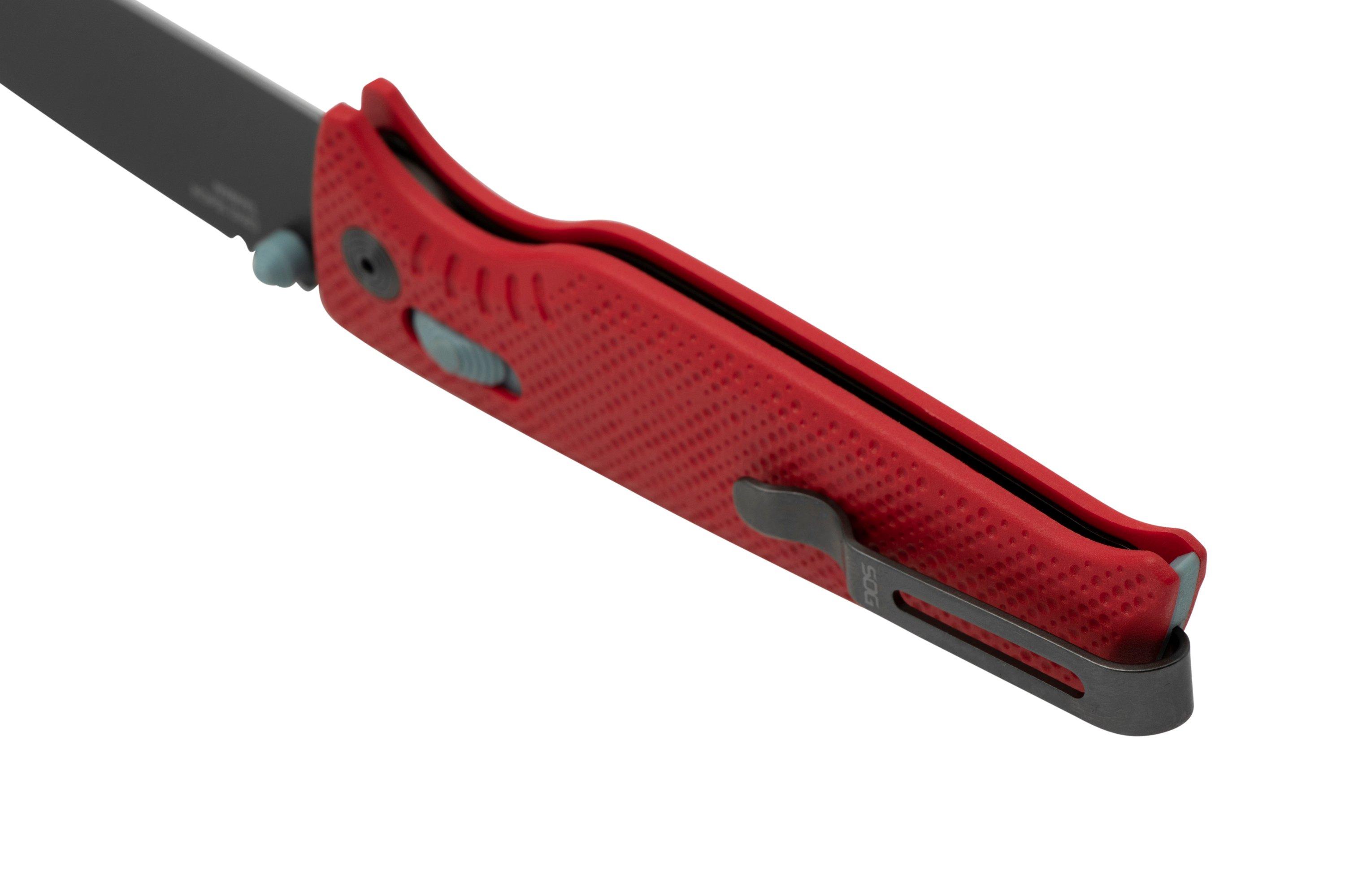 SOG Altair XR Canyon Red Stone Blue 12-79-02-57 pocket knife ...