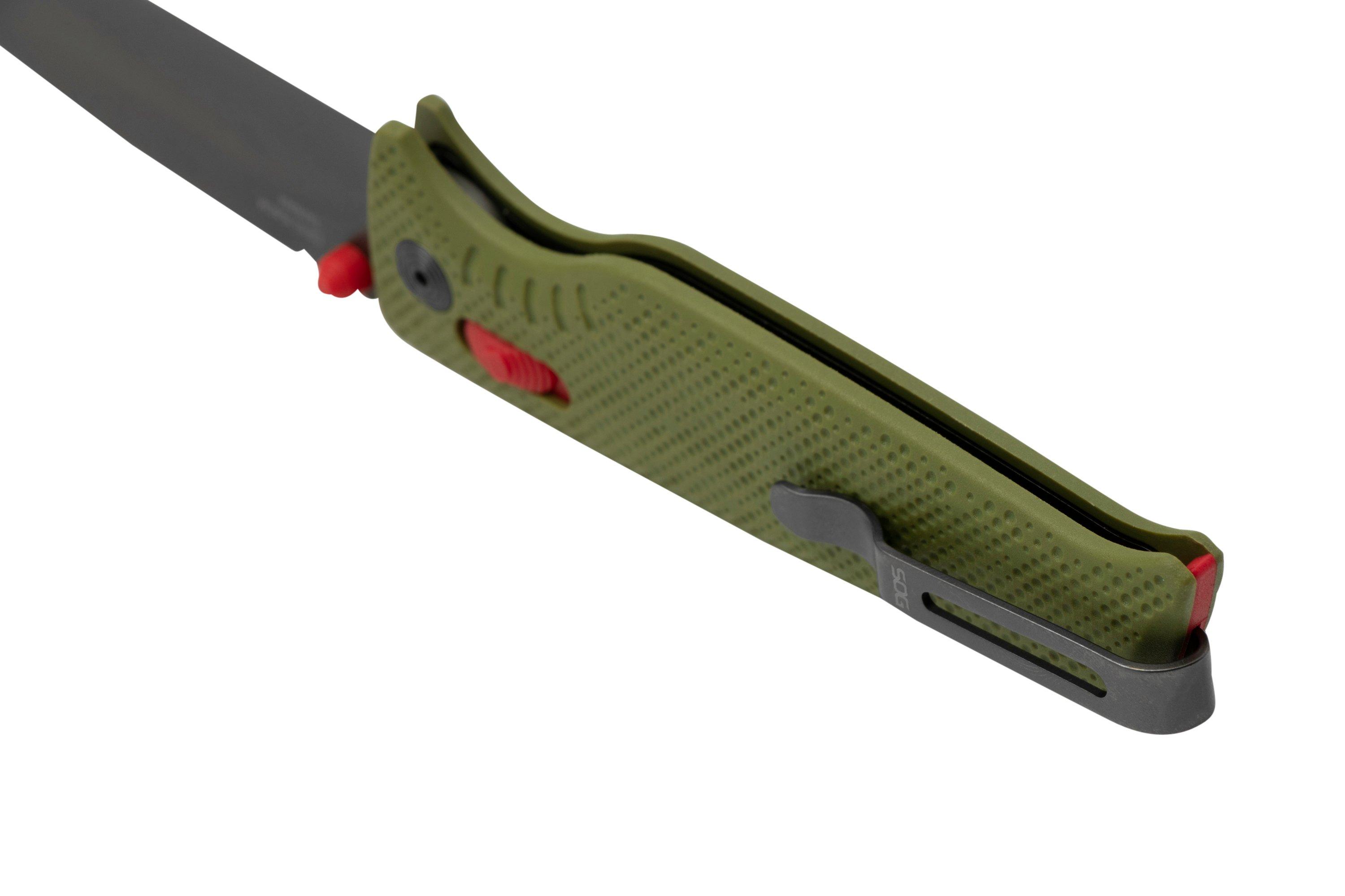 SOG Altair XR Field Green Stone Blue 12-79-03-57 pocket knife ...