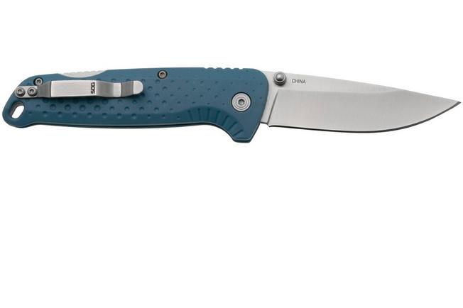 Afbeelding voor SOG Adventurer LB 13-11-03-43, Satin 5CR15MOV, Nordic Blue GRN zakmes