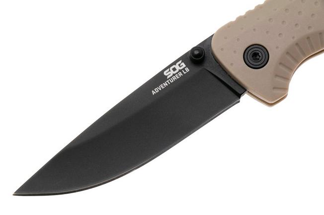 Afbeelding voor SOG Adventurer LB 13-11-05-43, Titanium Nitride	5CR15MOV, FDE GRN zakmes