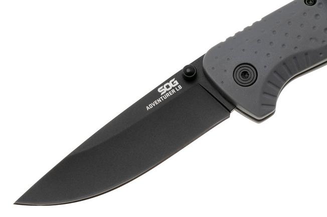 Afbeelding voor SOG Adventurer LB 13-11-06-43, Titanium Nitride 5CR15MOV, Gray GRN zakmes