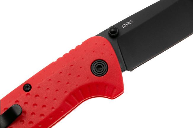 Afbeelding voor SOG Adventurer LB 13-11-07-43, Titanium Nitride 5CR15MOV, Red GRN zakmes