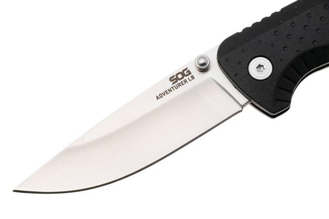 Afbeelding voor SOG Adventurer LB 13-11-08-43, Satin 5CR15MOV, Black GRN zakmes