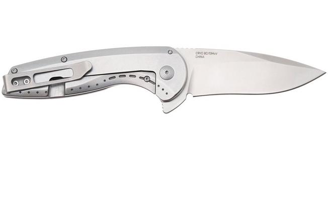 Afbeelding voor SOG Aegis FLK 2.0 14-41-03-43, Stonewashed 8Cr13MoV, Stainless Steel zakmes